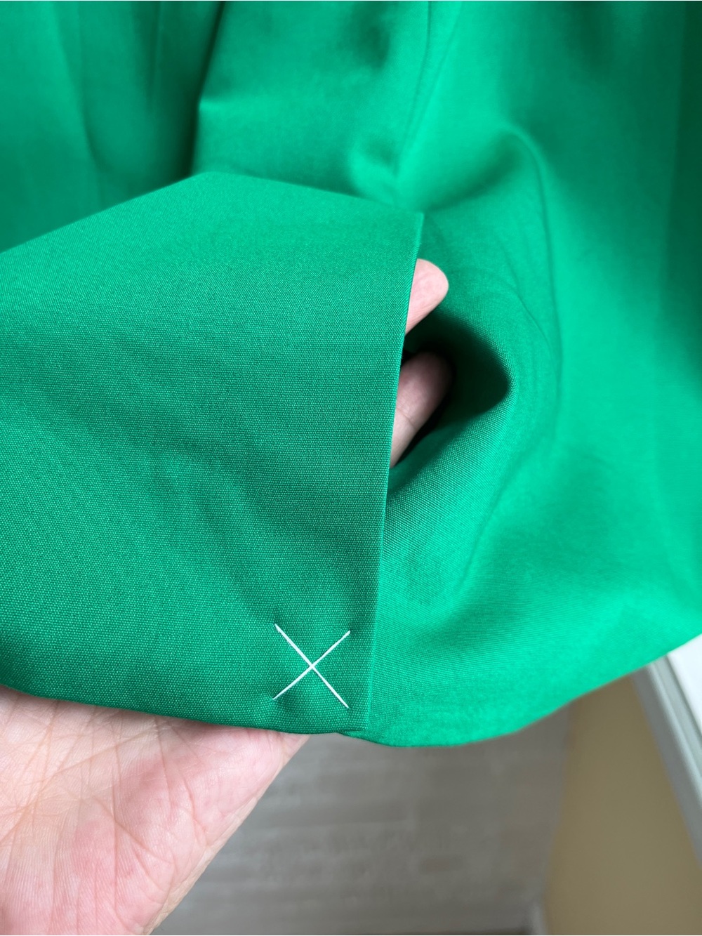 J. Crew Factory Bright Green V-Neck Sheath Dress - Picture 6 of 11
